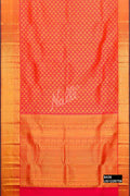Orange Kanchipuram Silk Saree