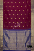 Magenta Kanchipuram Silk Saree