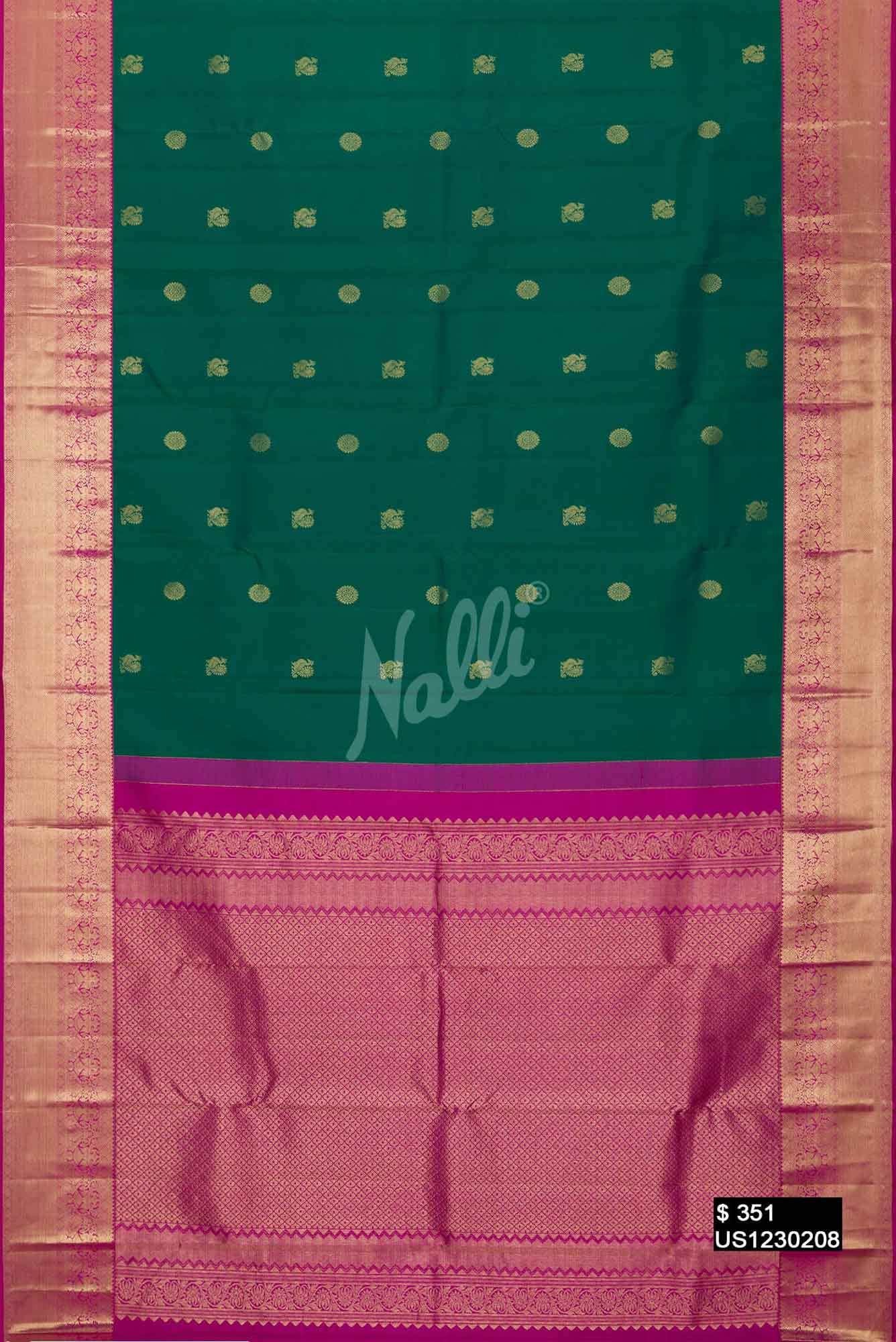 Green Kanchipuram Silk Saree