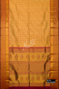 Gold Kanchipuram Silk Saree