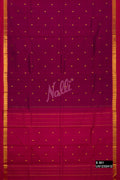 Magenta Kanchipuram Silk Saree