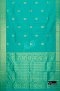 Sea Green Kanchipuram Silk Saree