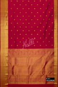 Maroon Kanchipuram Silk Saree
