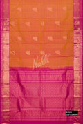 Mustard Kanchipuram Silk Saree