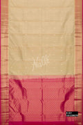 Sandal Kanchipuram Silk Saree