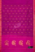 Purple Kanchipuram Silk Saree