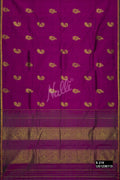 Purple Kanchipuram Silk Saree