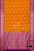 Mustard Kanchipuram Silk Saree
