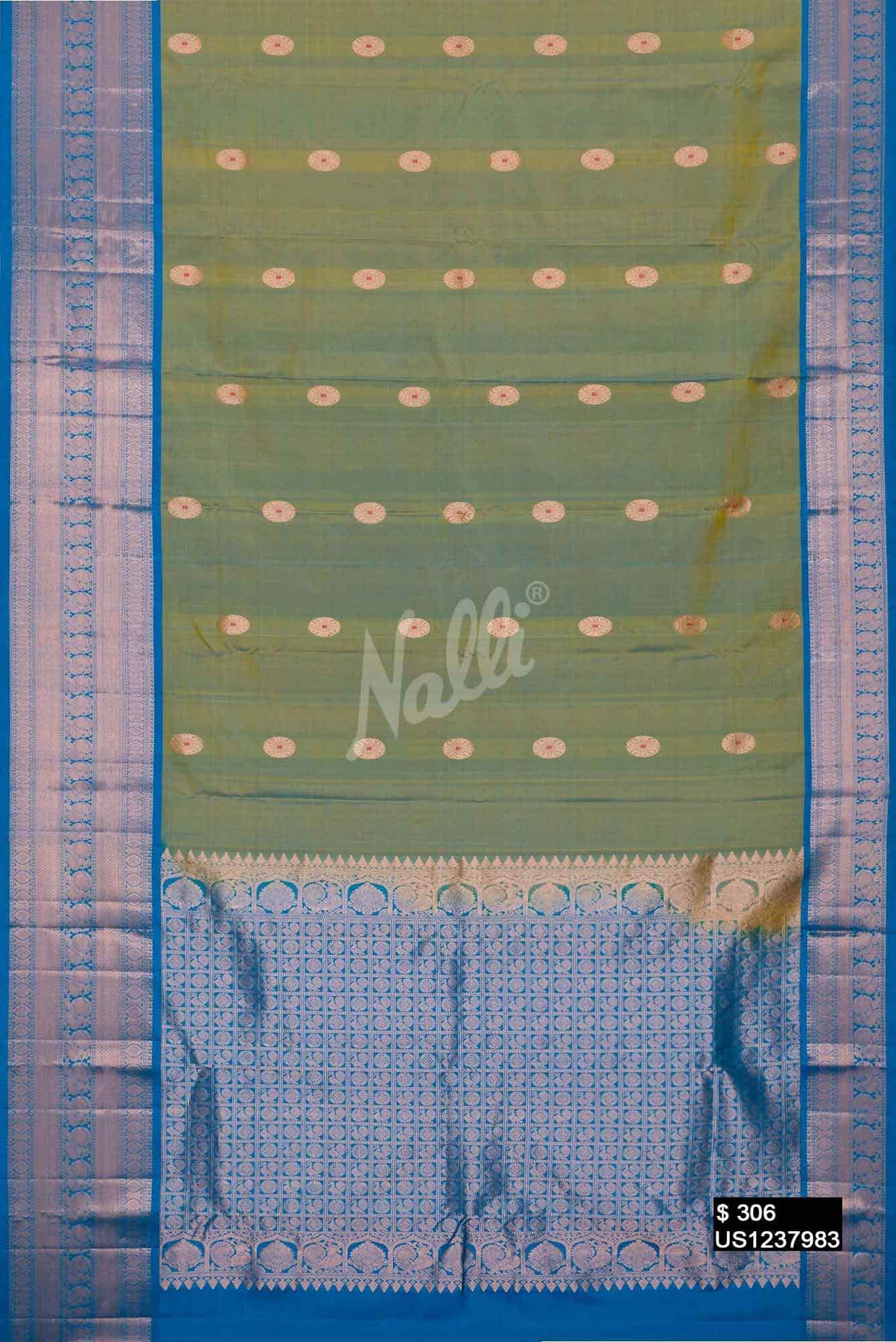 Green Kanchipuram Silk Saree