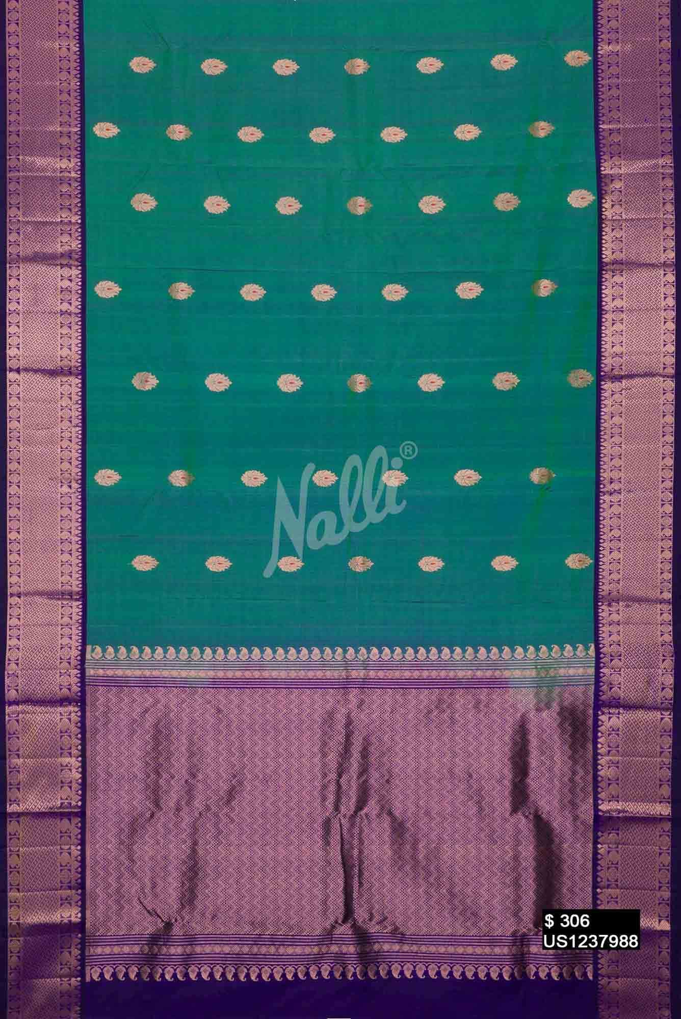 Green Kanchipuram Silk Saree