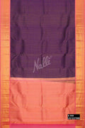 Navy Blue Kanchipuram Silk Saree