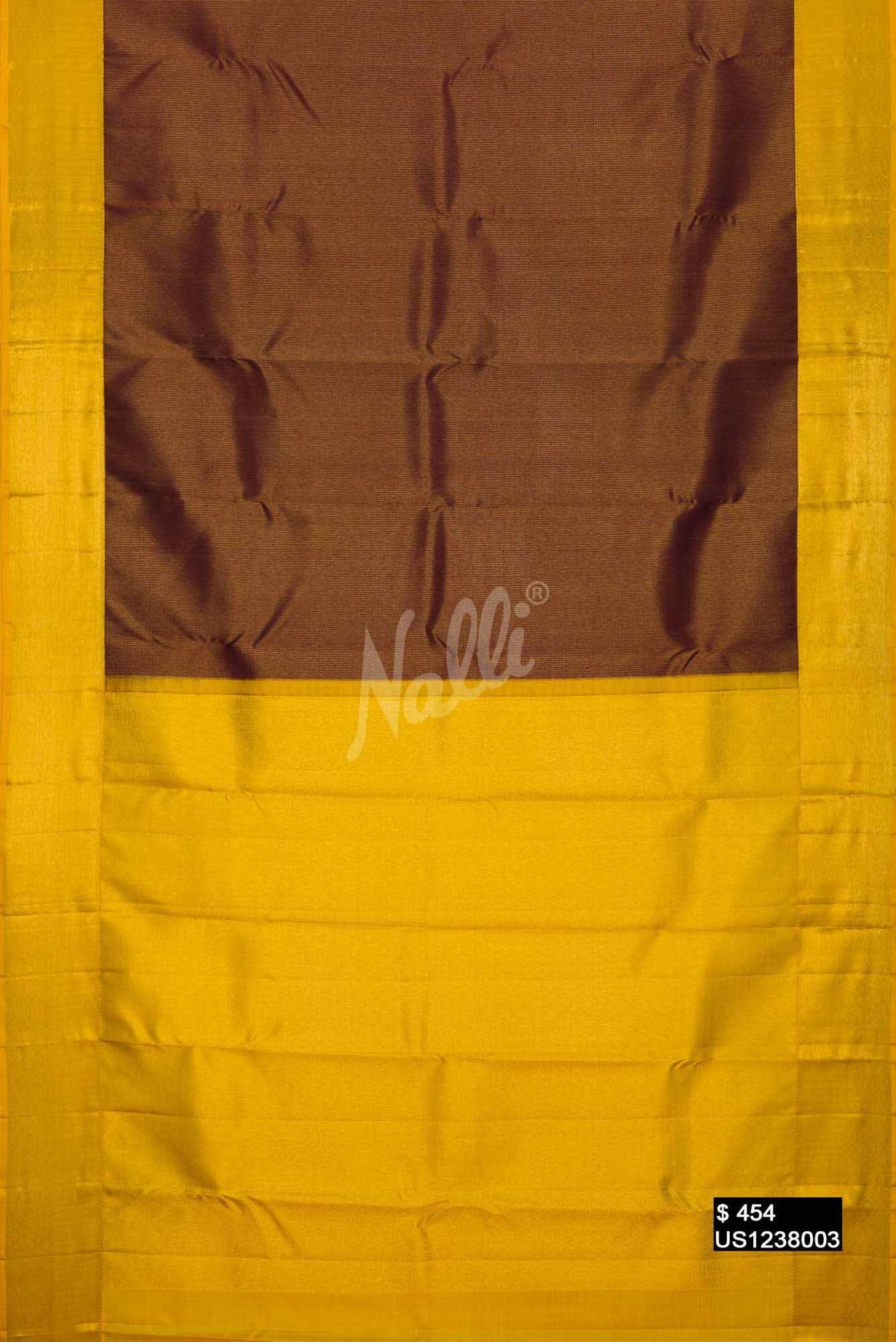 Maroon Kanchipuram Silk Saree