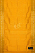 Mustard Kanchipuram Silk Saree