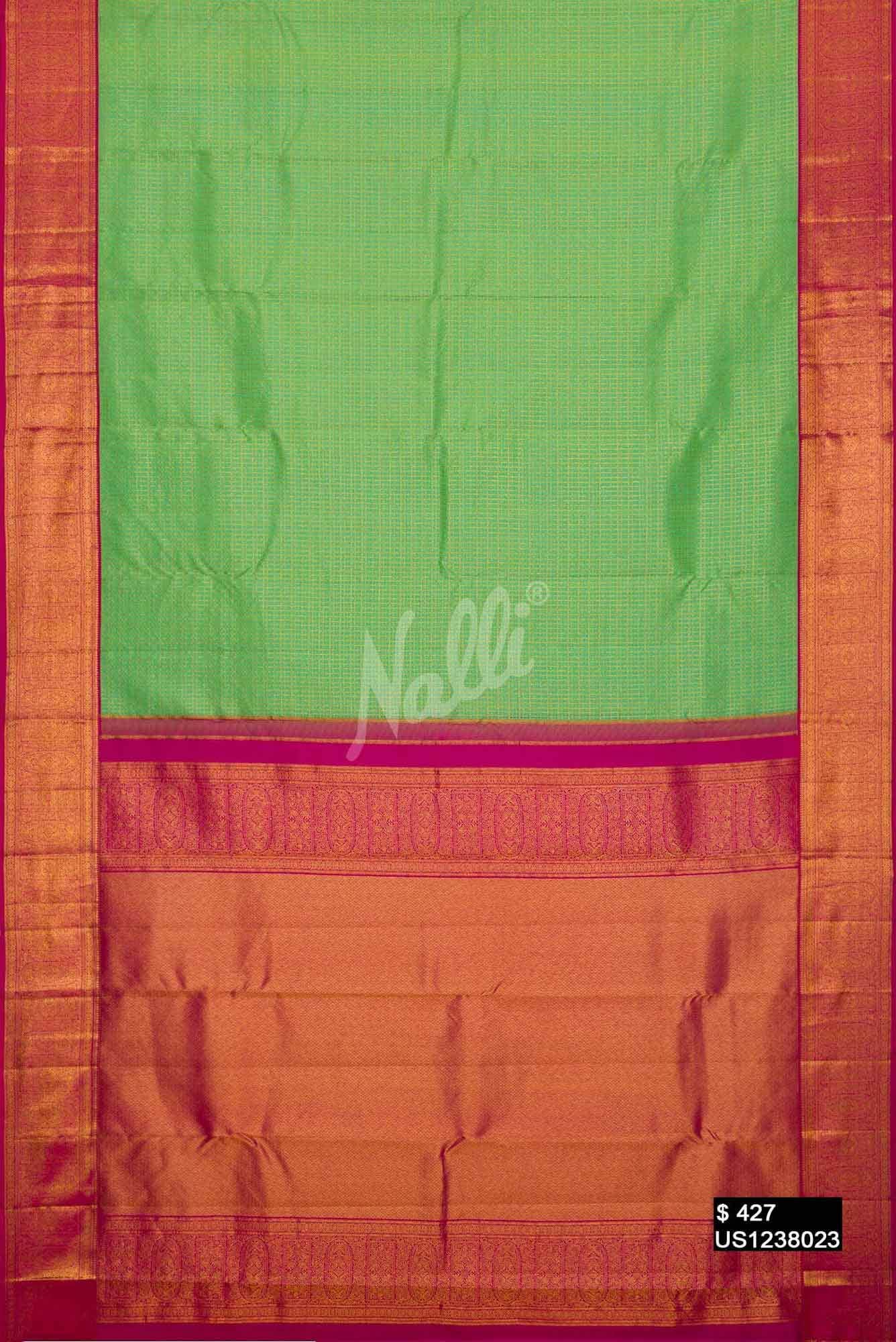 Green Kanchipuram Silk Saree