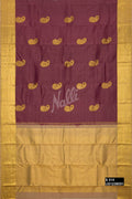 Purple Kanchipuram Silk Saree