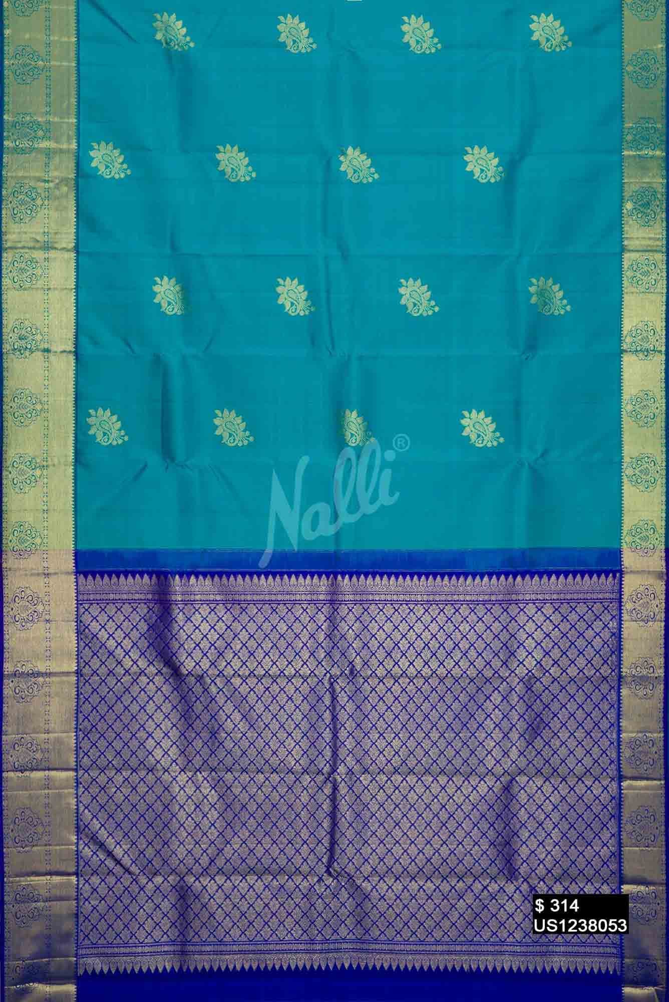 Green Kanchipuram Silk Saree