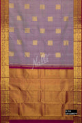 Lavender Kanchipuram Silk Saree