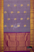 Lavender Kanchipuram Silk Saree