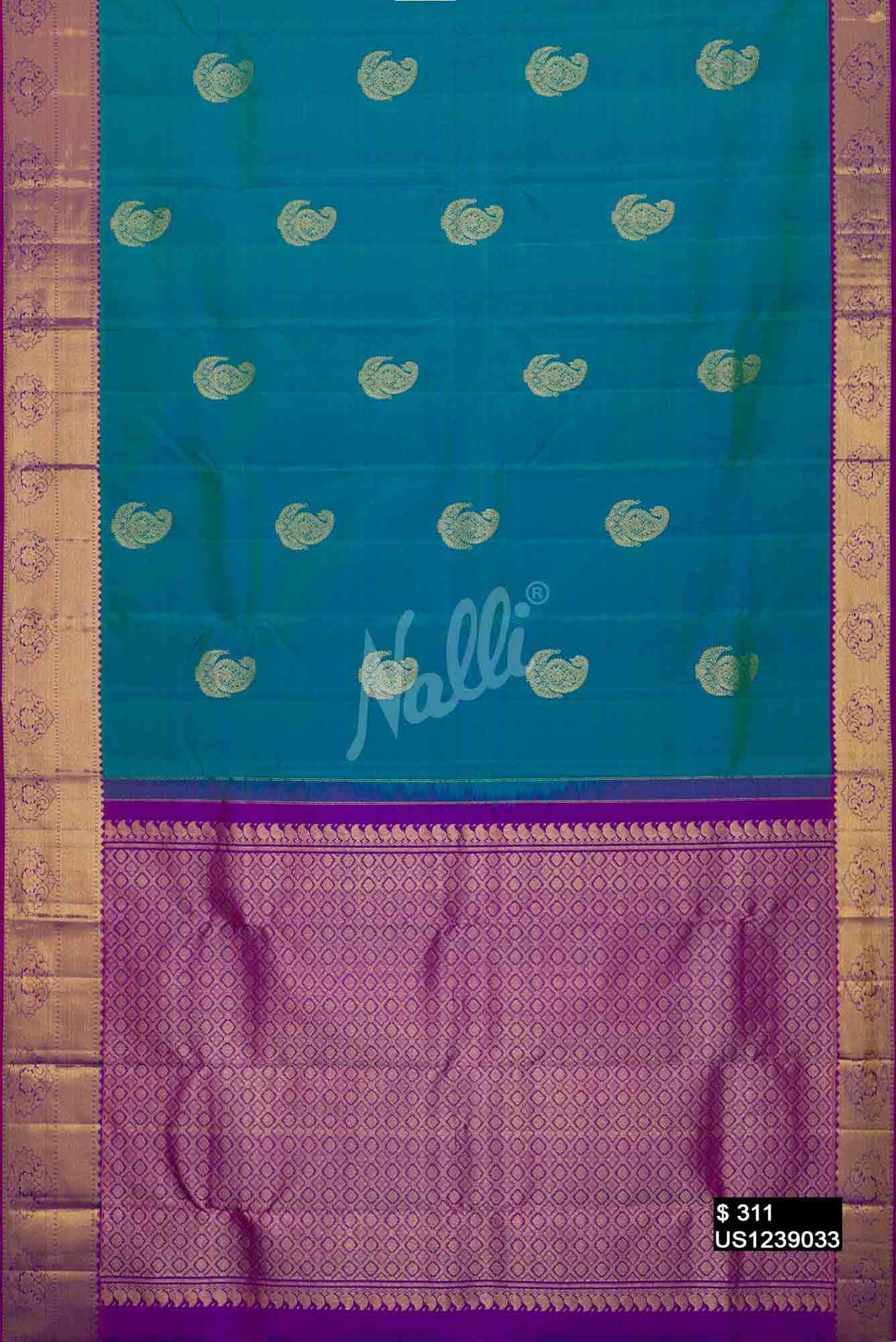 Green Kanchipuram Silk Saree