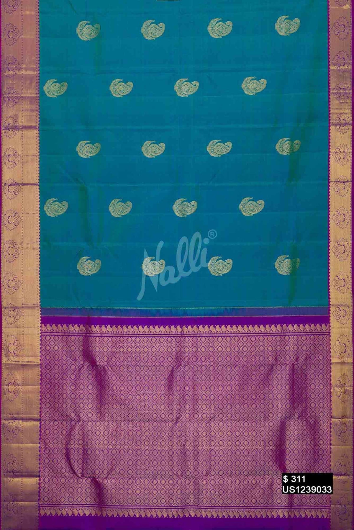 Green Kanchipuram Silk Saree