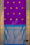 Purple Kanchipuram Silk Saree