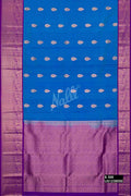 Sky Blue Kanchipuram Silk Saree