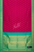 Dark Pink Kanchipuram Silk Saree