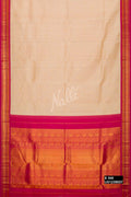 Sandal Kanchipuram Silk Saree