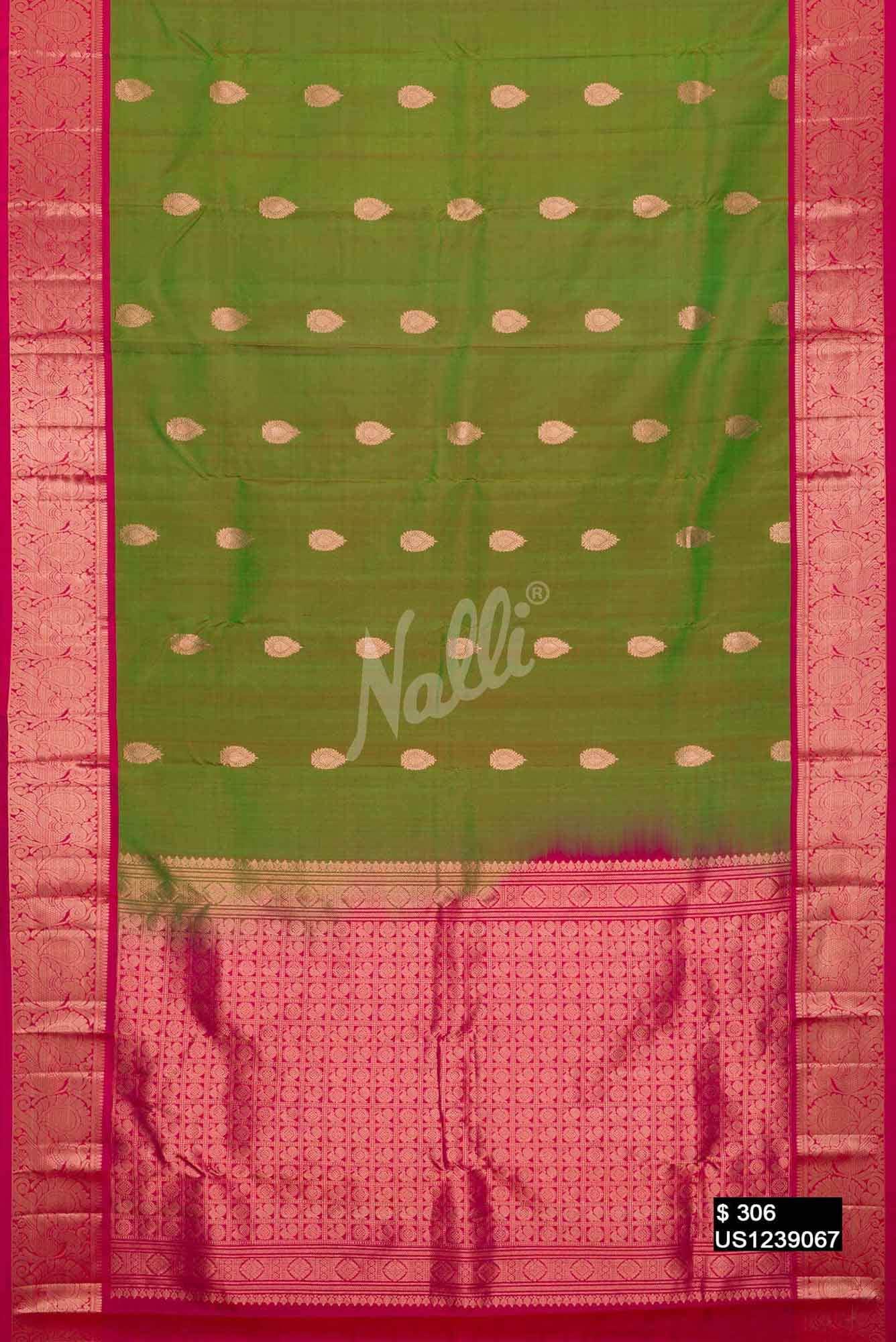 Green Kanchipuram Silk Saree