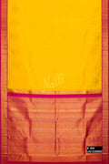 Yellow Kanchipuram Silk Saree