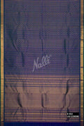Peacock Blue Kanchipuram Silk Saree