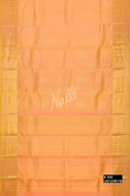 Golden Peach Kanchipuram Silk Saree