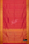 Dark Pink Kanchipuram Silk Saree