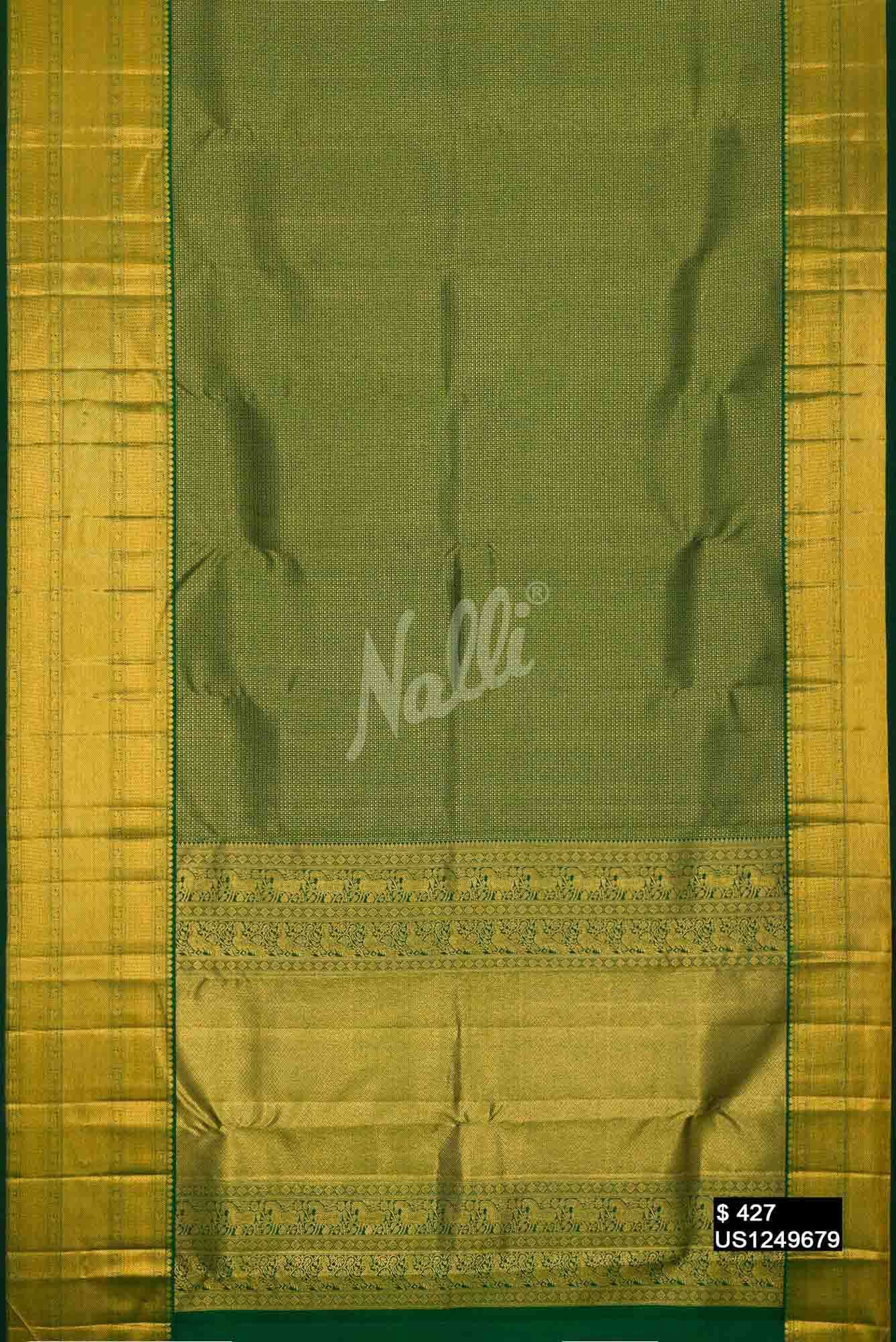 Green Kanchipuram Silk Saree