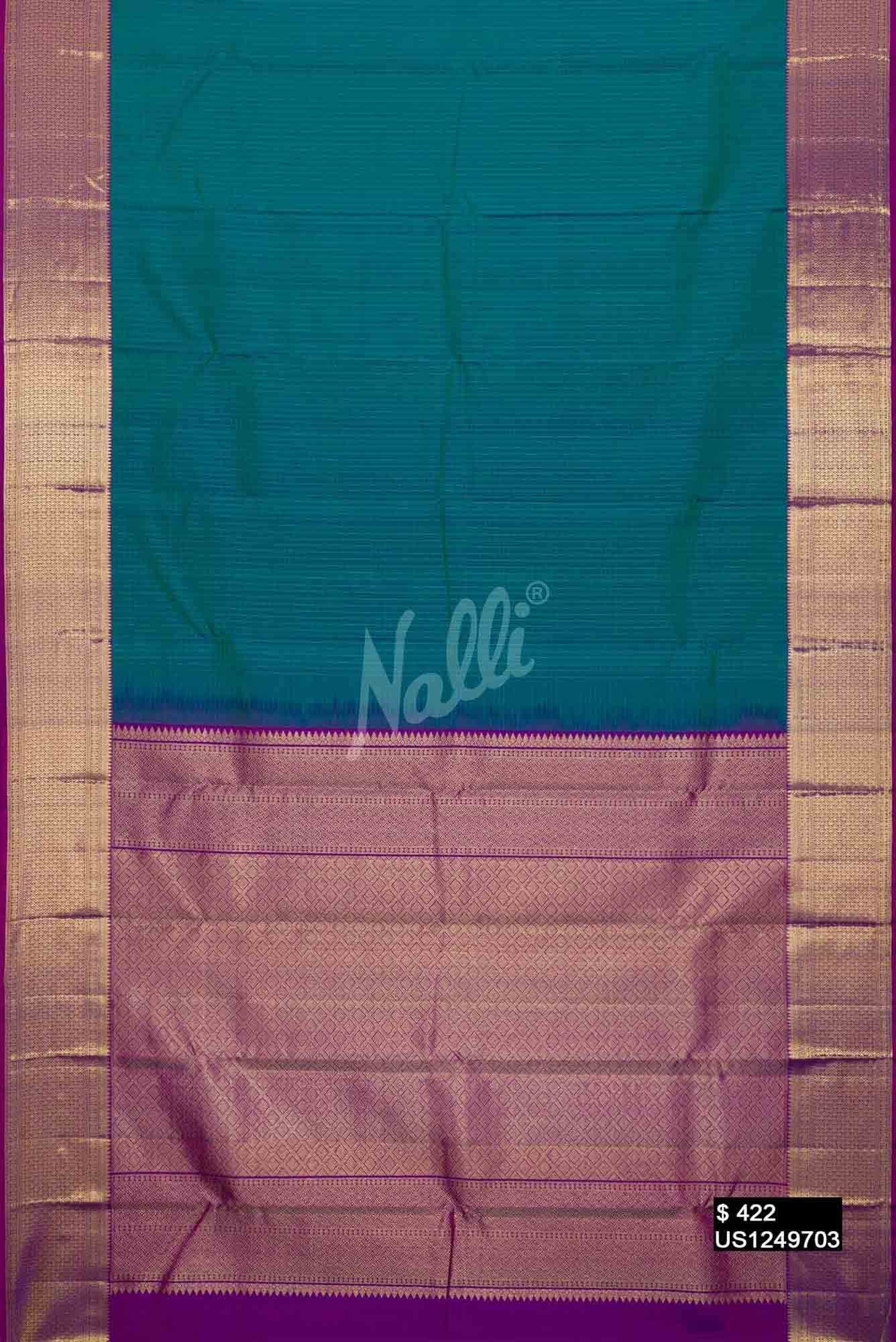Green Kanchipuram Silk Saree