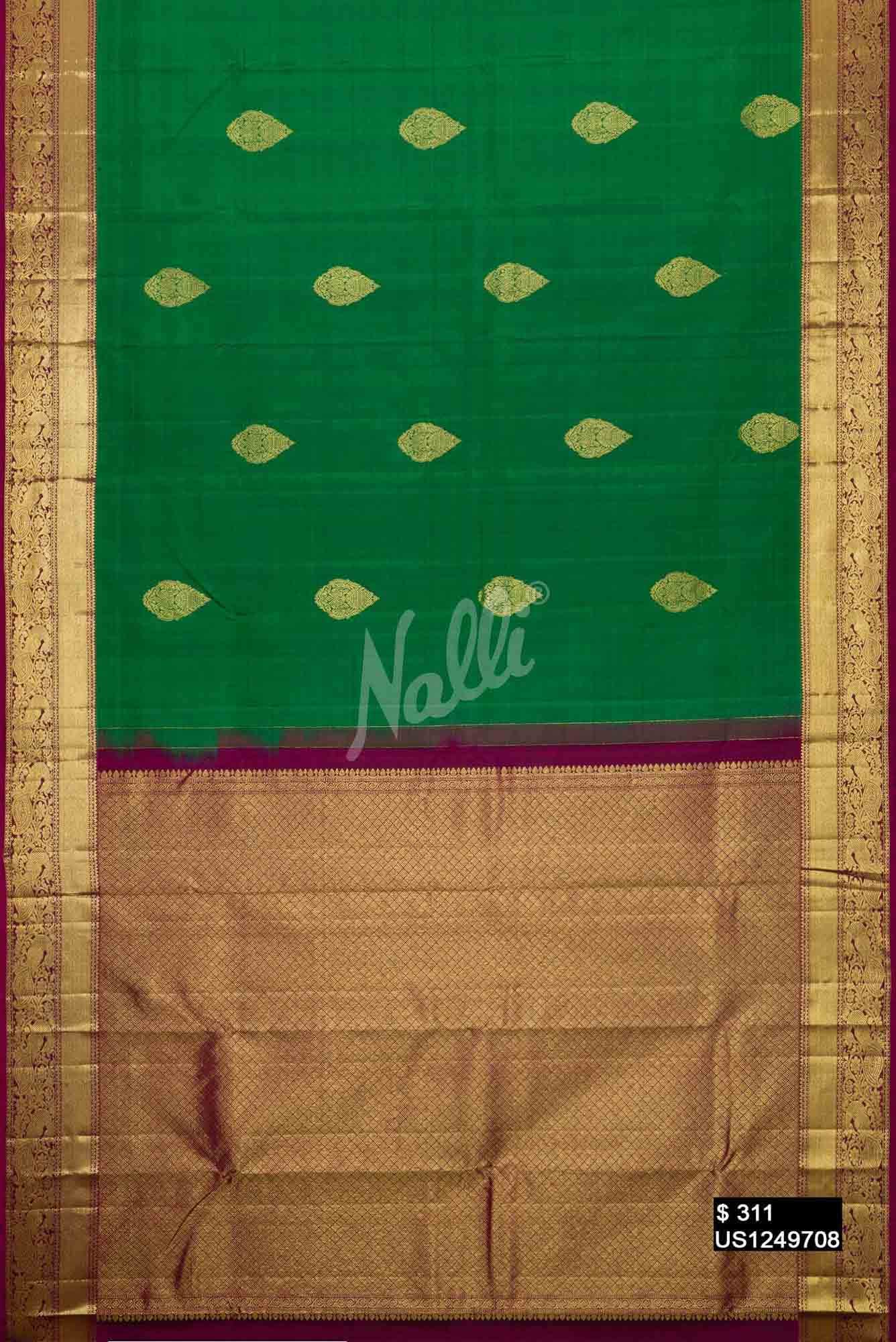 Green Kanchipuram Silk Saree