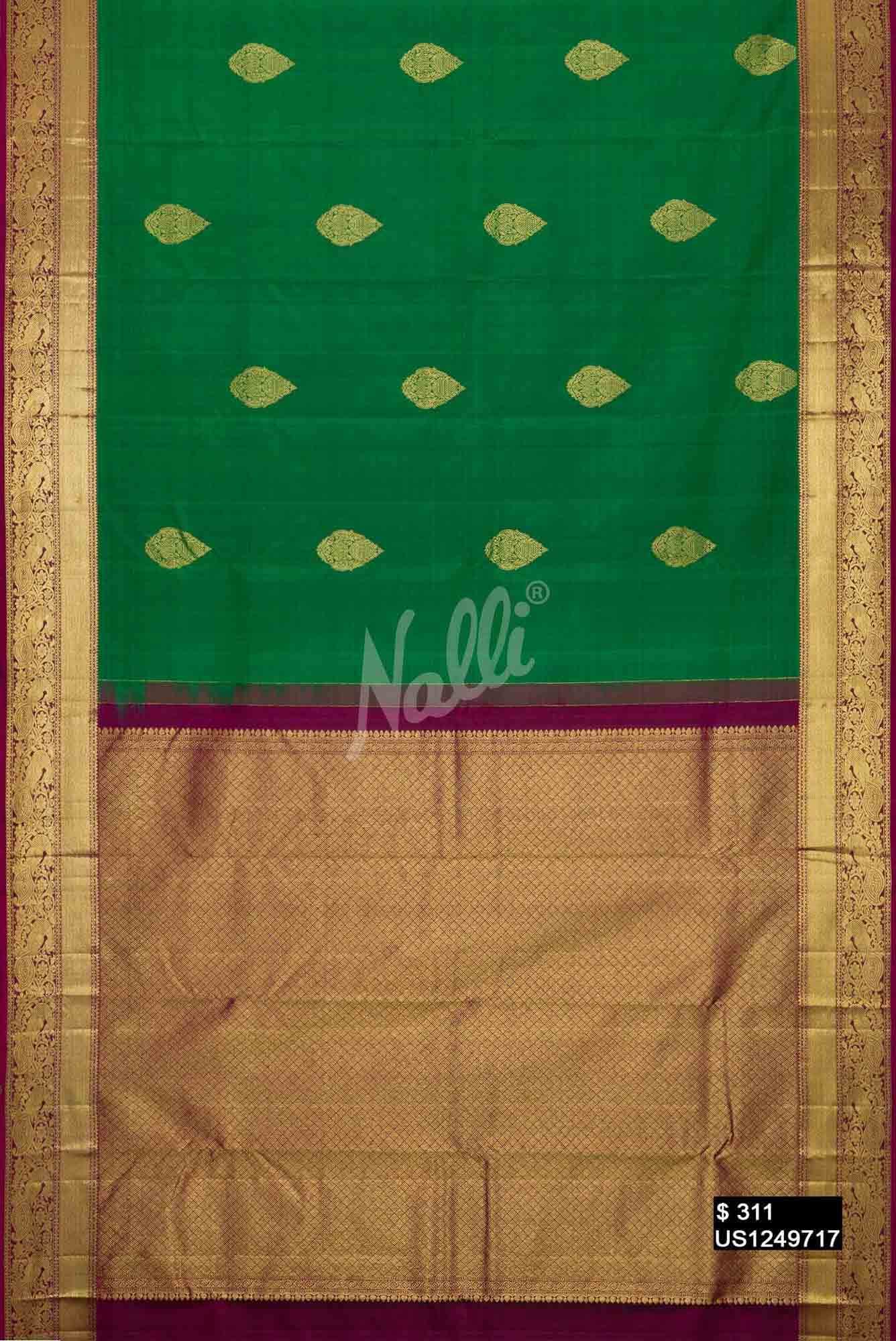 Green Kanchipuram Silk Saree
