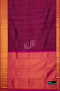 Magenta Kanchipuram Silk Saree
