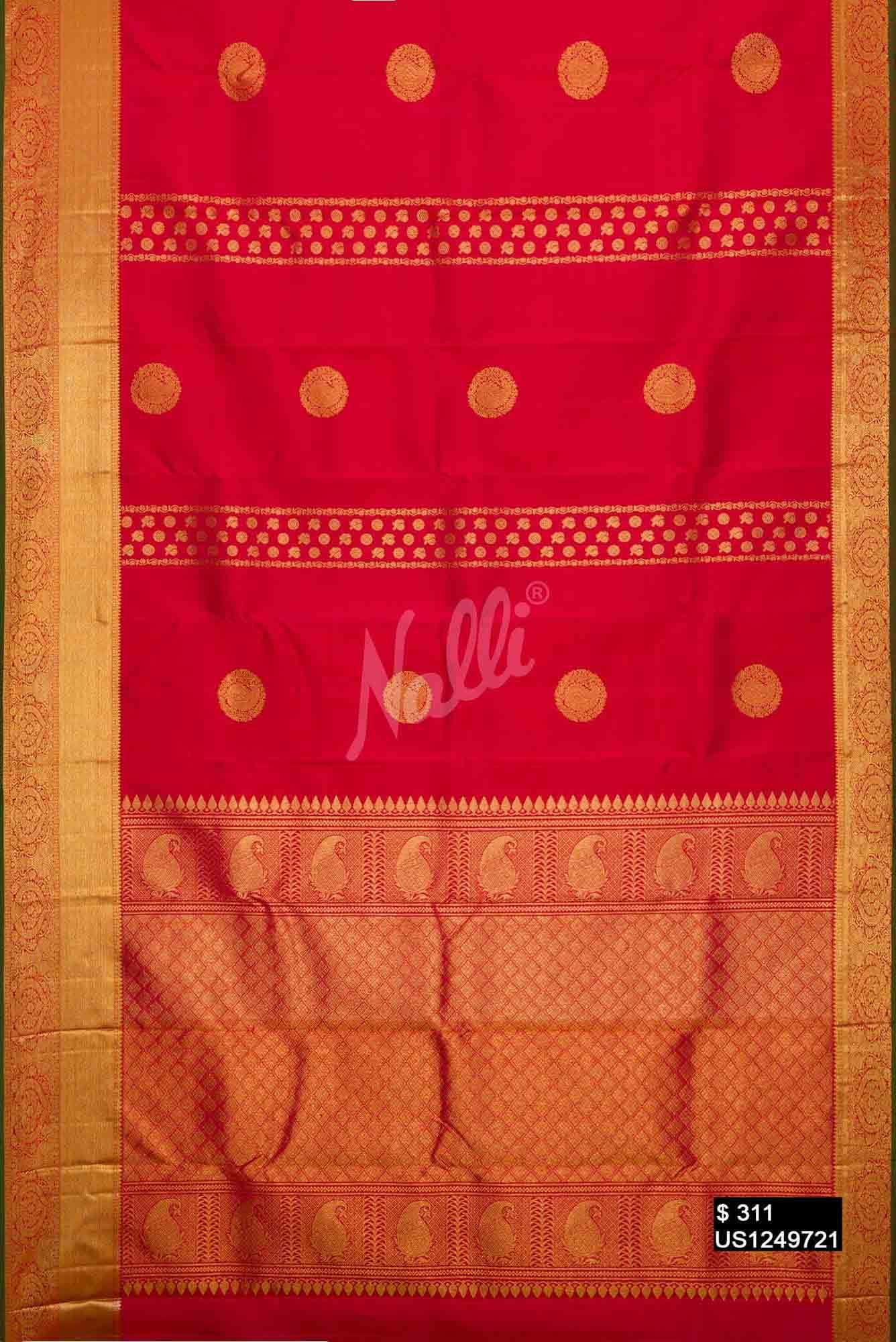 Pink Kanchipuram Silk Saree