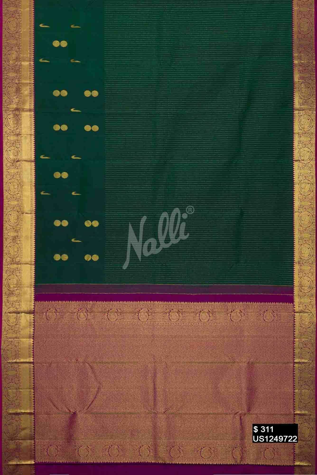 Green Kanchipuram Silk Saree