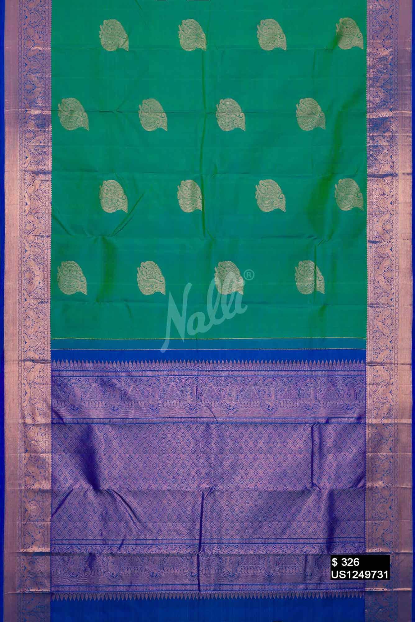 Green Kanchipuram Silk Saree