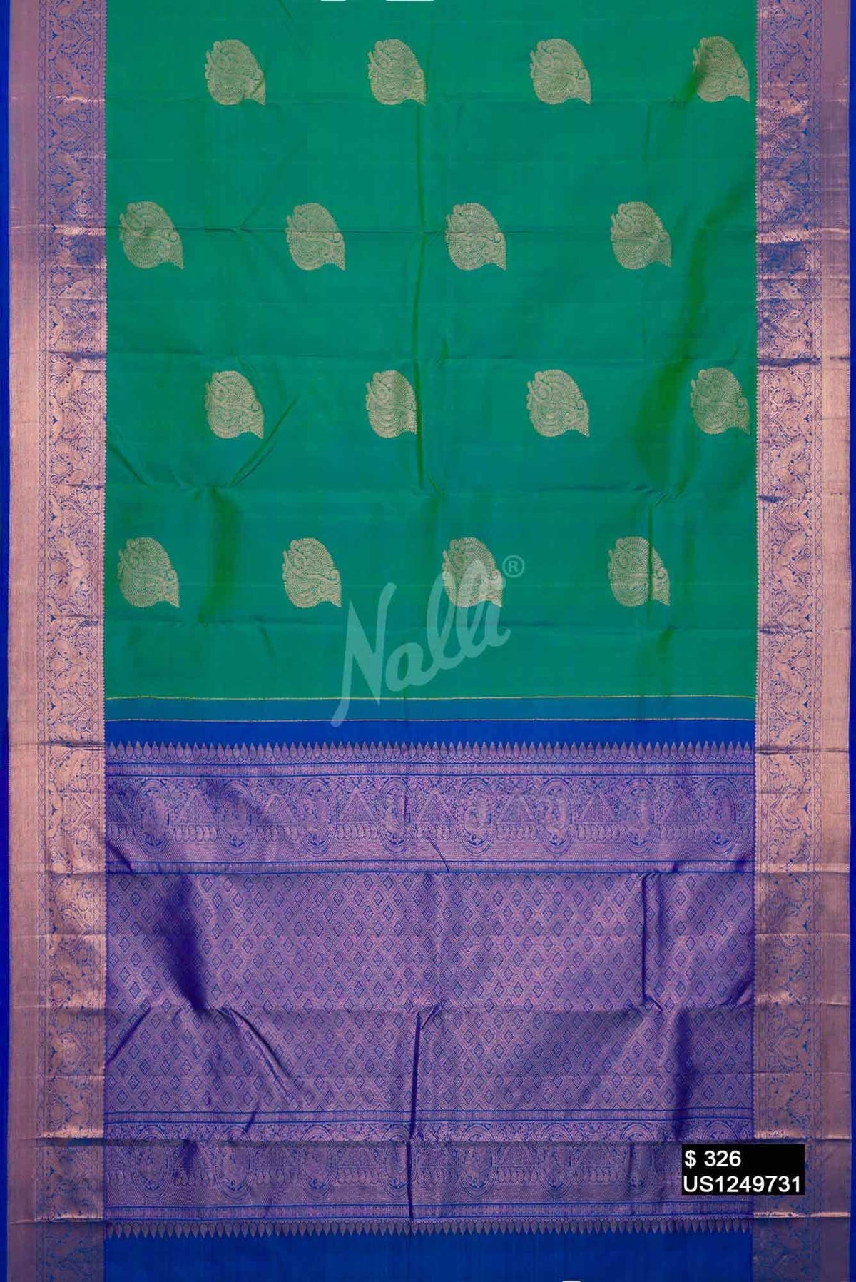 Green Kanchipuram Silk Saree