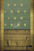 Mint Green Kanchipuram Silk Saree