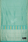 Sea Green Kanchipuram Silk Saree