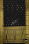 Black Kanchipuram Silk Saree