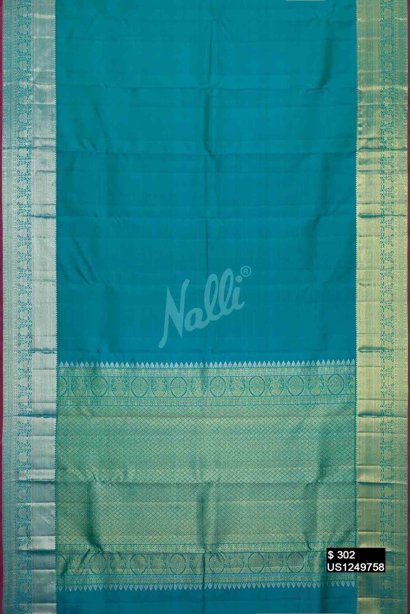Green Kanchipuram Silk Saree