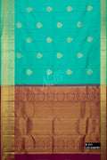 Sea Green Kanchipuram Silk Saree