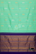Sea Green Kanchipuram Silk Saree