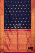 Navy Blue Kanchipuram Silk Saree