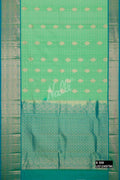 Sea Green Kanchipuram Silk Saree